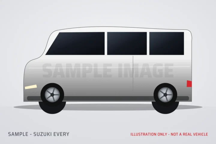 Sample illustration of a Suzuki Every (not a real vehicle)